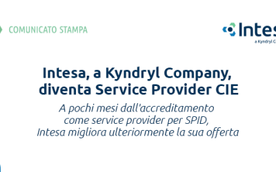 Intesa, a Kyndryl Company, becomes an eID Service Provider